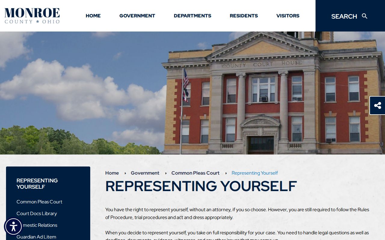 Monroe County civil docket Common Pleas filing basics