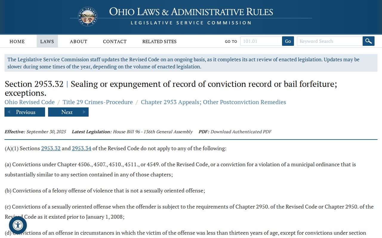 Monroe County criminal docket adult sealing statute