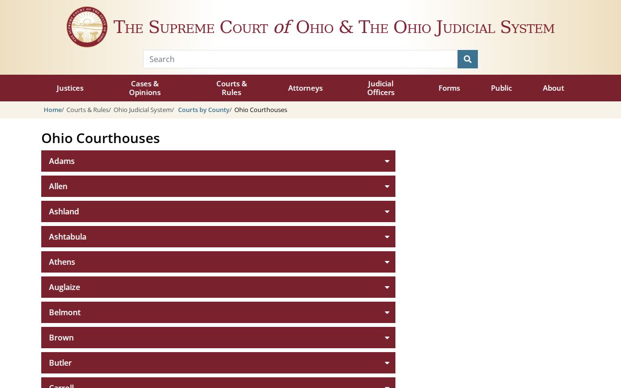 Monroe County court docket courthouse history source